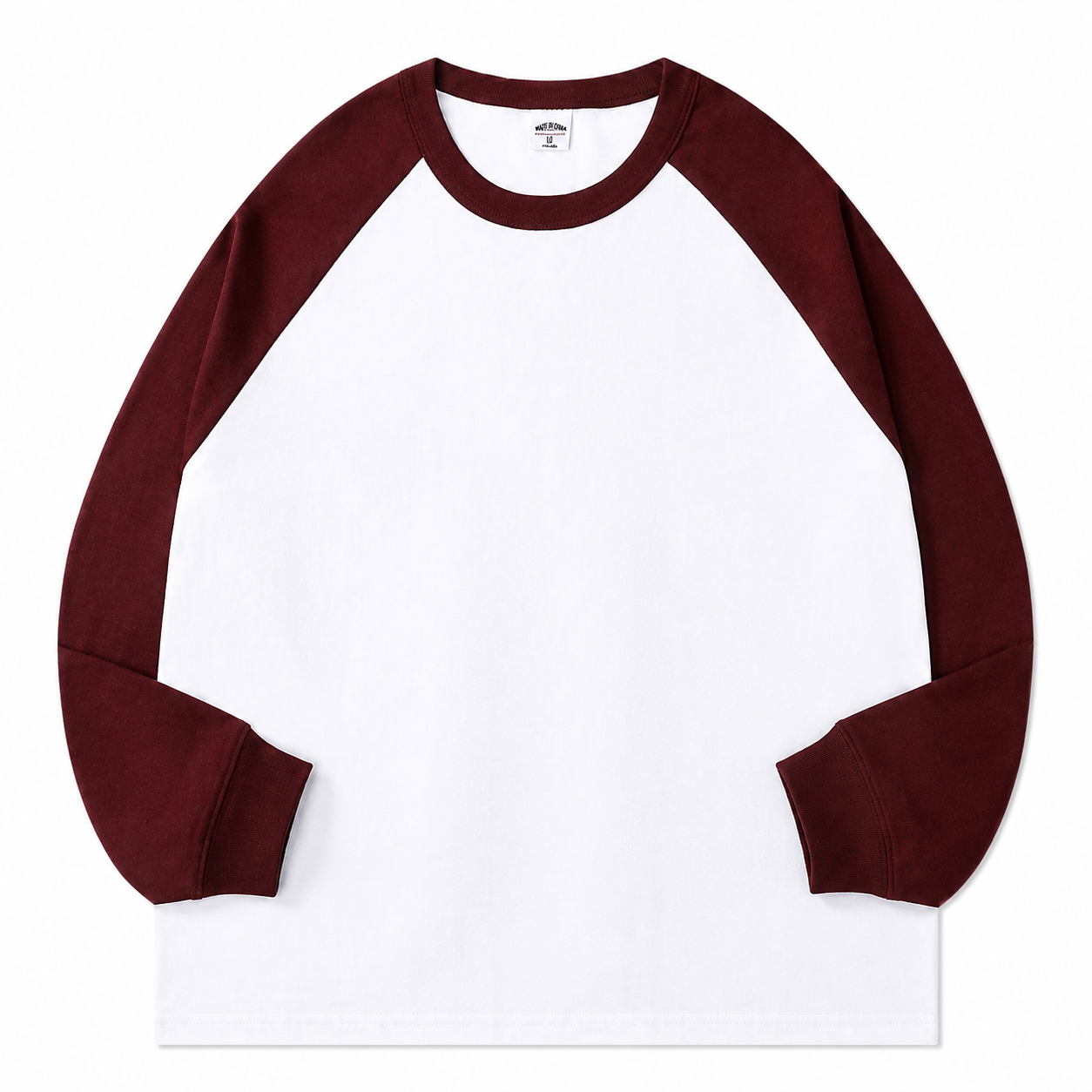 White/Burgundy